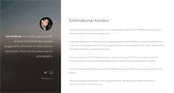 Desktop Screenshot of krishnan.co.in