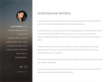 Tablet Screenshot of krishnan.co.in